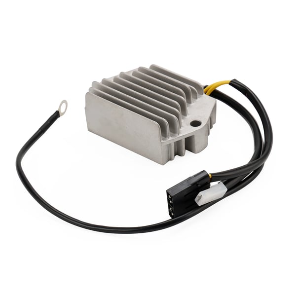 Spændingsregulator, 12V, 6-trådet, Passer til Hatz-modeller, Plug-and-Play design, Højkvalitets aluminium