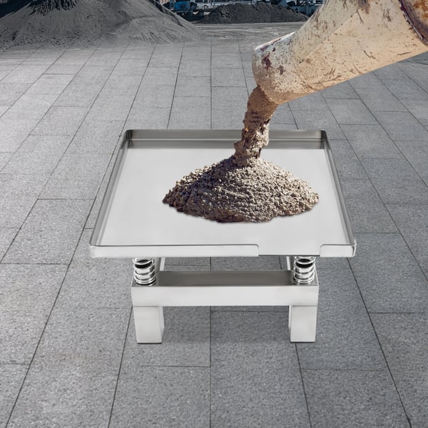 Shakerbord, Rustfrit Stål, 35 x 35 x 22 cm, 50W, 220V Indgang, Vibrationsfrekvens 3000-3600 omdr./min