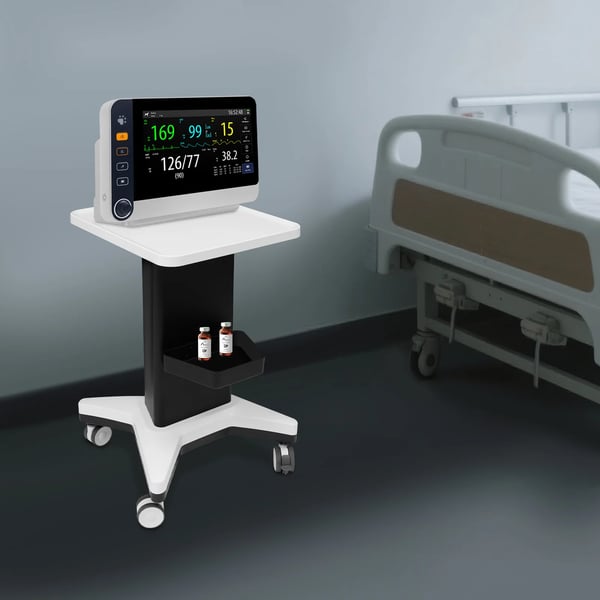 Mobil Opbevaringsvogn, Alsidig Design, Robust Konstruktion,sort