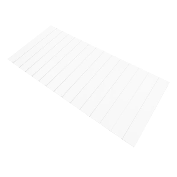 Badkarstray, Fällbar Design, Hållbart PVC-material,VIT