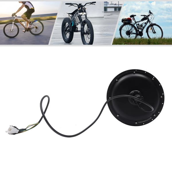 Motorcykelmotor, 1000W effektudgang, hastighedsområde 38-55 km/t, 89% effektivitet, vandtæt design, nem installation