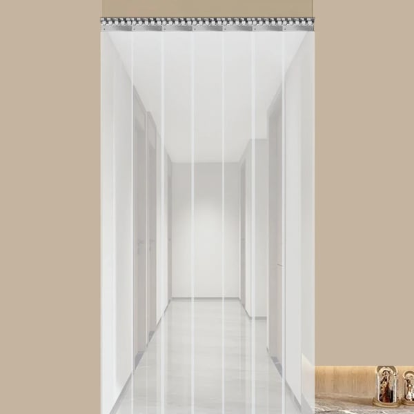 Stripgardin, PVC-material, Enkel installation,VIT