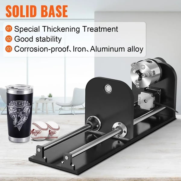 Laser Rotationsakse, Maksimal Statisk Moment ≥780 mN·m, Nominel Spænding 2.07 V DC, Trinvinkel 1.8° ± 0.09°, Dimensioner 152 × 4500 × 178 mm