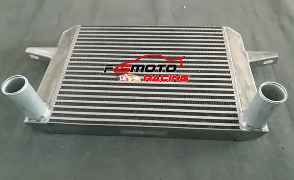 Aluminium Intercooler, Kerne Dimensioner: 600 mm x 400 mm x 45 mm, Samlede Dimensioner: 750 mm x 400 mm x 45 mm
