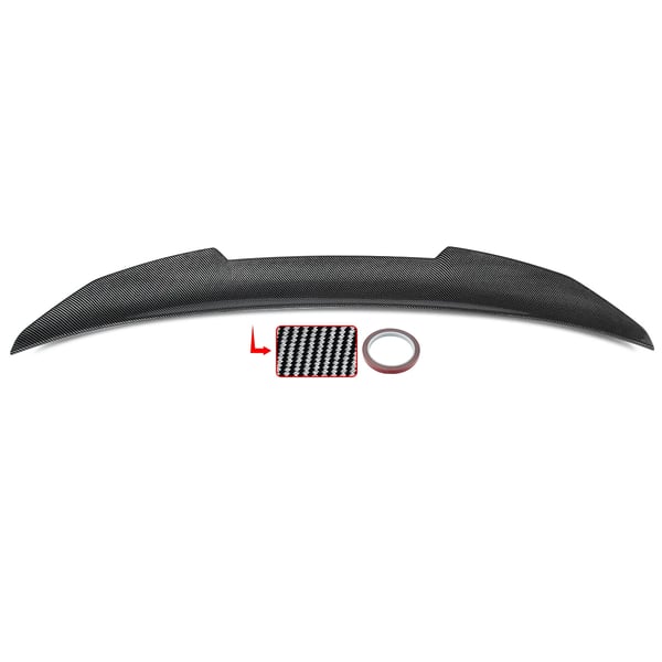 Bagspoiler, Duckbill PSM stil, passer til BMW 4 Series G22 Coupe 2021-2024,Kulfiberlook