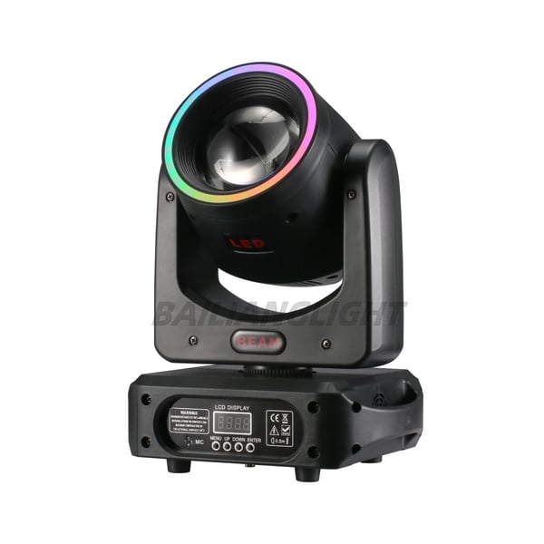 Scenebelysningseffekt, 120W RGBW, 5W fleksibel lysstribe, 15 DMX-kanaler,EU Stik, 2 LYS