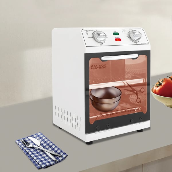 Højtemperatursterilisator, 600W effekt, 2 niveauer, 8L kapacitet,HVID