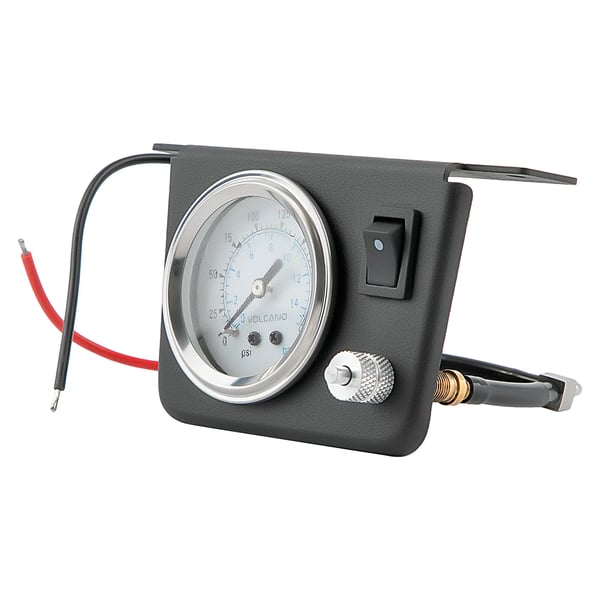Luftfjederposer, 1134 kg kapacitet, 1/2" NPT enkeltport, 32 cm længde, 20 cm bredde, 38,5 cm højde