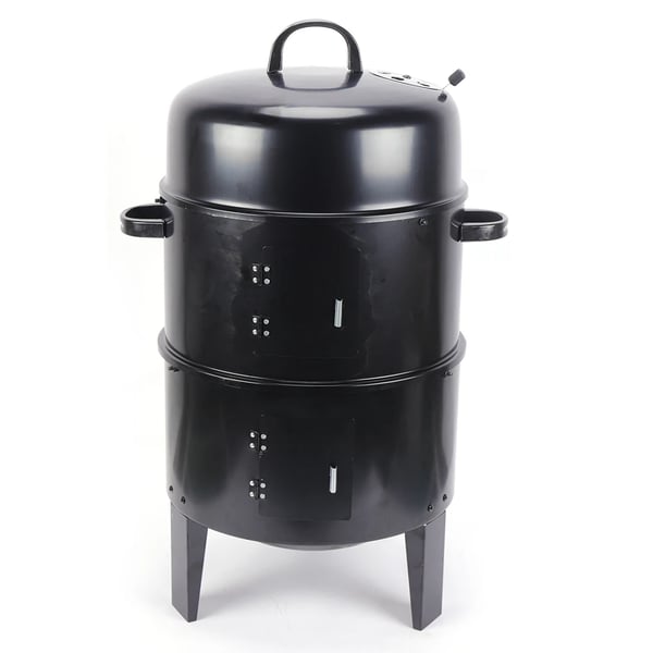 Kulgrill, 3-i-1 madlavningsfunktioner, stor kapacitet,Sort