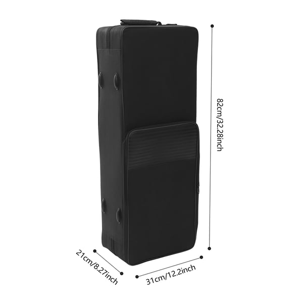 Tenor Saxofonetui, Holdbar Beskyttelse, Flere Bæreindstillinger,sort