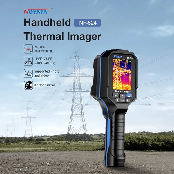 Termisk kamera, håndholdt design, præcis temperaturmåling, CE-certificeret,NF-524