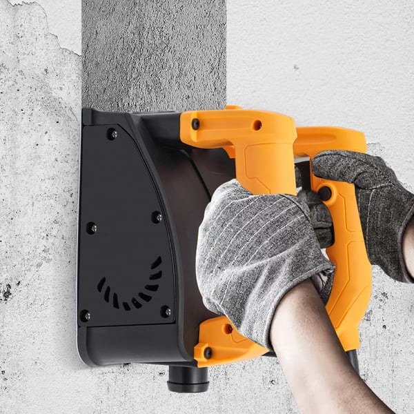 Elektrisk Høvl, 1200 W Effekt, 1-4 mm Skæredybde,Appelsin