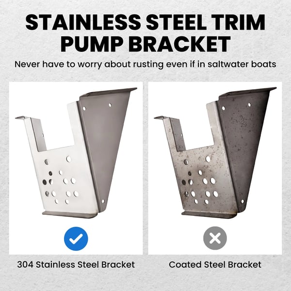 Trim Pump Beslag, Direkte Erstatning for Mercruiser, Rustfrit Stål Materiale, Passer til Flere Modeller