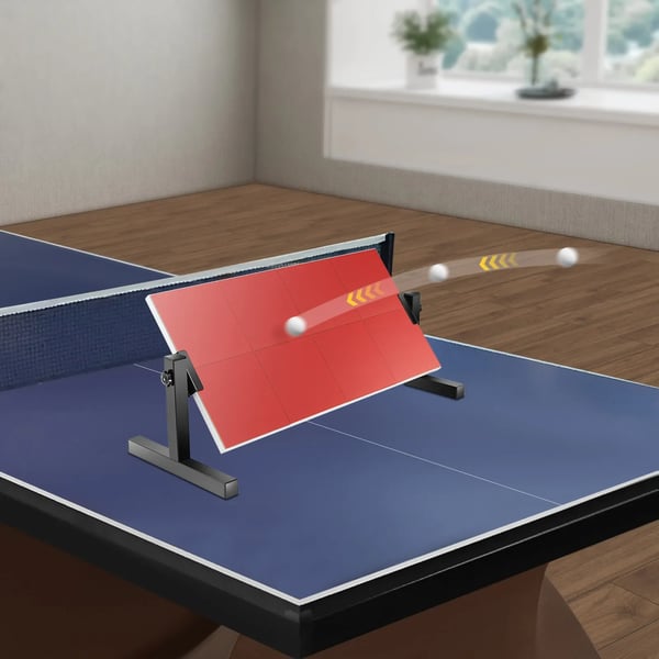 Bordtennis Rebound Board, Justerbart Design, Holdbare Materialer,Rød
