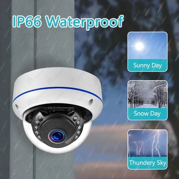 IP-kamera, 8MP resoluutio, yökuvauskyky,8MP POE IP-kamera