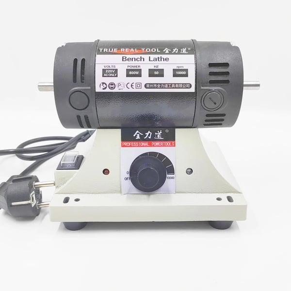 Bænkgrinder, 800W effekt, 800-10000 RPM hastighed,800W polering