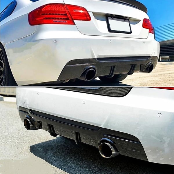 Bagdiffuser, Aerodynamisk Design, Nem Installation, Kompatibel med BMW,Kulfiberlook