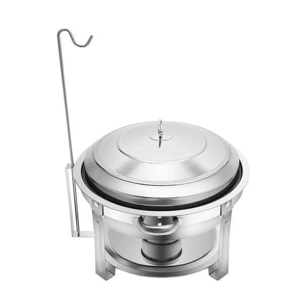Chafing Dish, 7,5L kapacitet, hållbart rostfritt stål,Silver