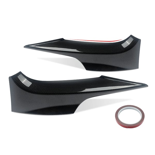 Front Splitter Lip, Carbon Fiber Stil, Nem Installation,par