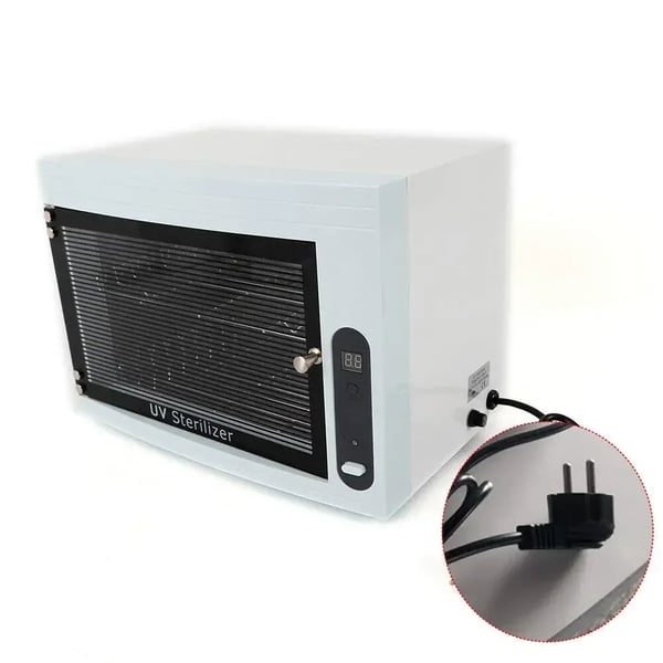 Negleværktøj Sterilisator, 10L-15L Kapacitet, 220V Strøm, 6W Udgang, ABS Materiale, Dimensioner 34 x 22 x 24 cm