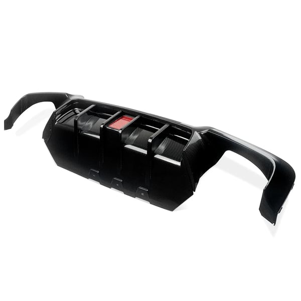 Bageste kofanger diffuser, direkte erstatning,Kulfiberlook