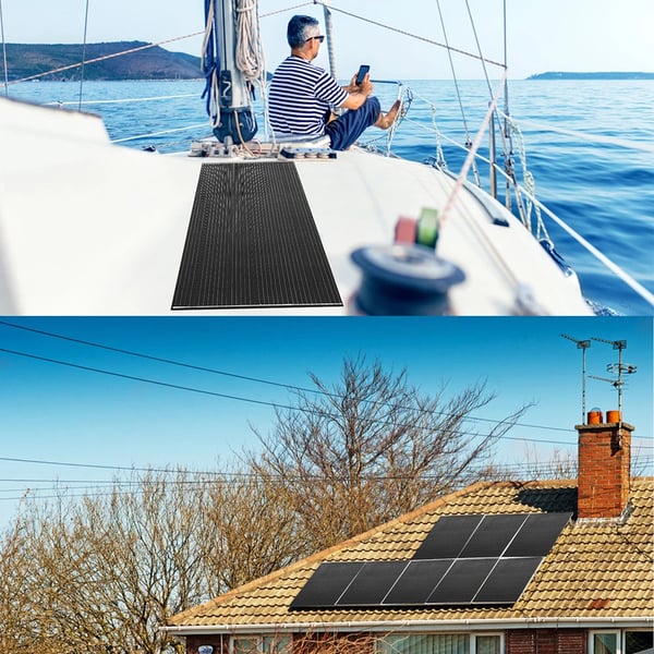 Solpanel, Lättviktig, Hög Effektivitet,18V 200W