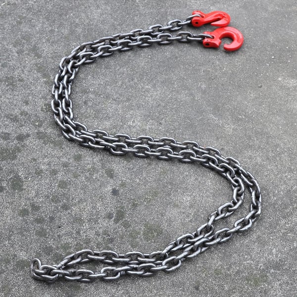 Liftkæde, Holdbart Legeret Stål, 2000 kg Kapacitet,2000 Kg, 8mm, 3m