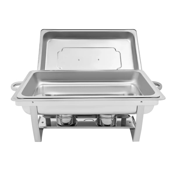 Chafing Dish, 9L Kapacitet, Rustfrit Stål Finish,Sølv