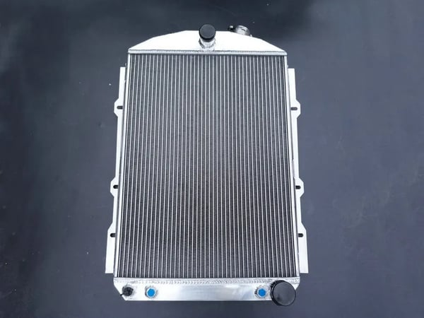 Radiator, Aluminium, Kerne Størrelse 570 mm x 430 mm x 52 mm, Øverste Udløb 38 mm, Nederste Udløb 45 mm, 2 Rækker
