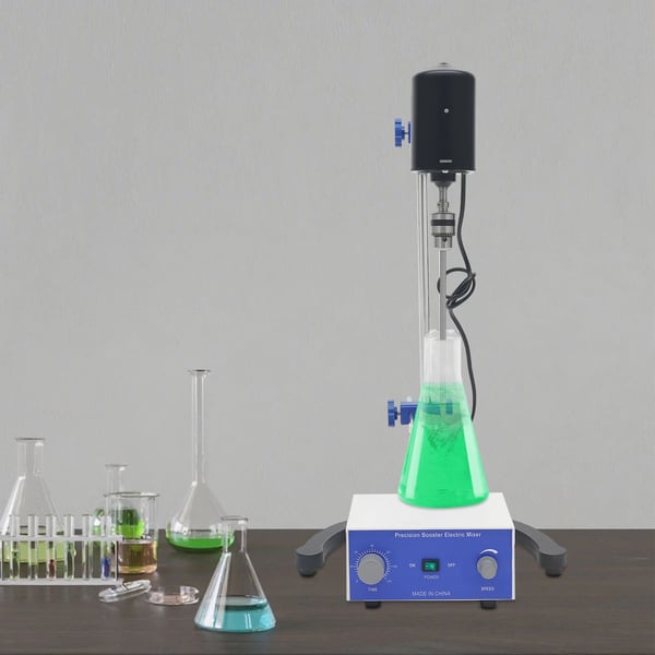 Laboratoriemikser, justerbar hastighed, timerfunktion,Blå, 220V, EU Stik