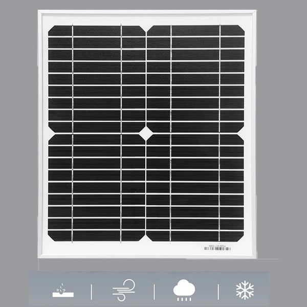 Solpanel, Lätt Design, Hög Effektivitet,18V 10 W solpanel