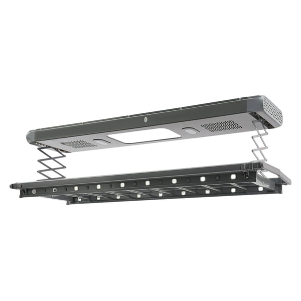 Torkställning, Takmontering, LED-lampa,GRÅ