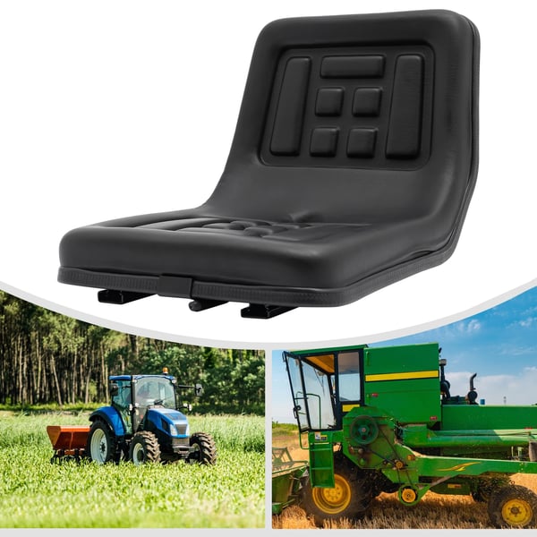 Traktorin istuin, vedenpitävä materiaali, ergonominen muotoilu,musta