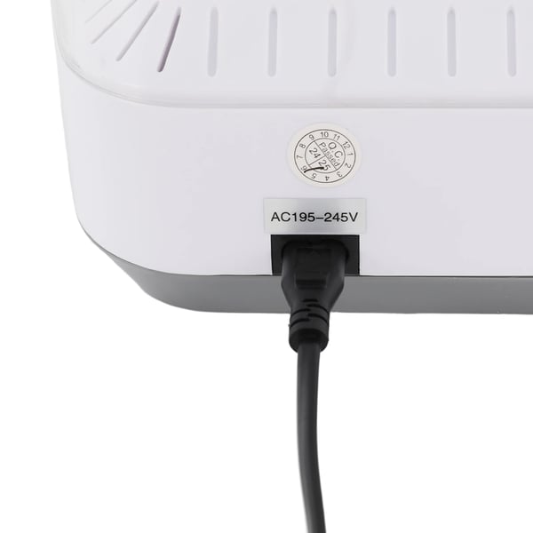 Ägginkubator, Automatisk Äggvändning, Inbyggd Fuktighetskontroll,VIT
