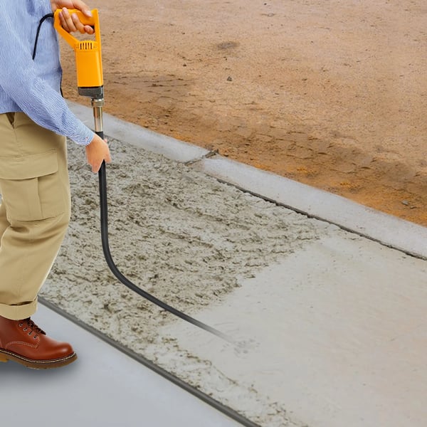 Betonvibrator, 1300W Effekt, Varmeafledningsdesign,Gul, EU