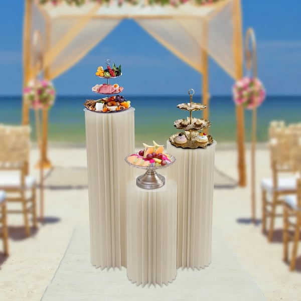Blomsterstand, Fritstående Design, Elegant Centerpiece Display,HVID