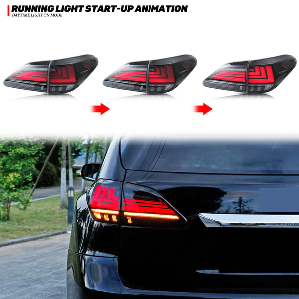 LED Baglygter, 35W Effekt, 12V Spænding, 3400LM Lumen, Sekventiel Blinklys, Kompatibilitet: Mellemstor SUV (2010-2015)