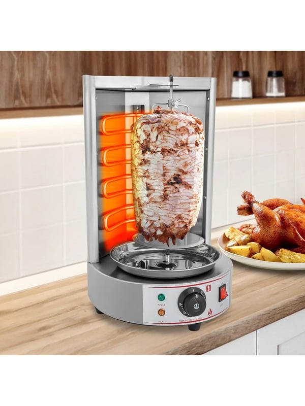 Vertikal Grill, Høj-effektiv Madlavning, Holdbart Rustfrit Stål Design,JJFTQV-000200EU