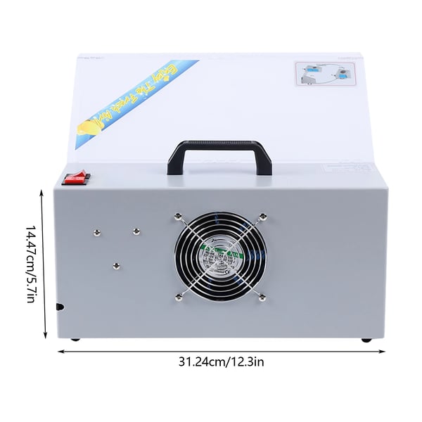 Bærbar Airbrush Malingssprayboks, Effektiv Filtrering, Kompakt Design,Blå