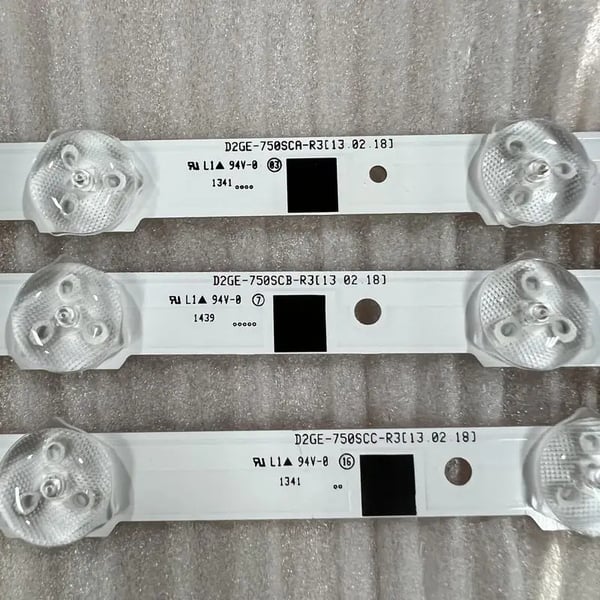 LED Strip, 1590mm Længde, 24 LED'er, 36 Stykker, Kobbermateriale, Kompatibel med Forskellige Modeller