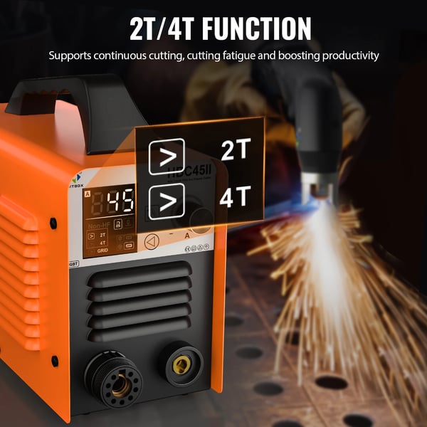 Plasma Cutter, 110/220V, Ikke-kontakt Skæring, Digitalt LED Panel,HBC45II