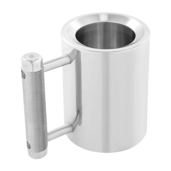 Fitness Krus, 300ml Kapacitet, Rustfrit Stål Design,Sølv, 500ml