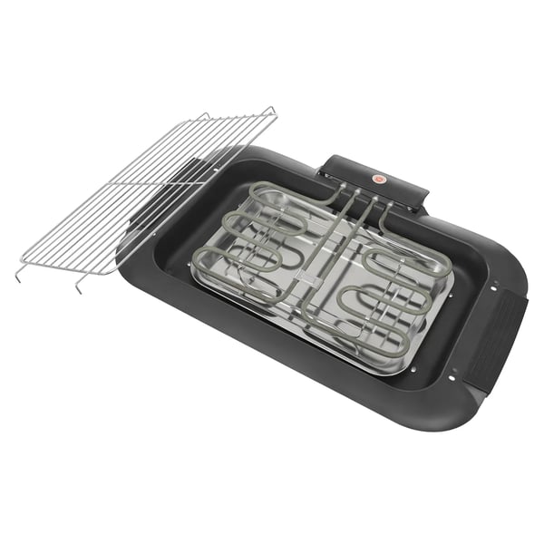 Elektrisk Bordgrill, Justerbar Temperatur, Hurtig Opvarmning,sort