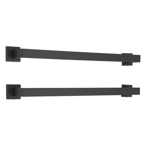Badrumsaccessoarer Set, 10-delars Komplett Kit, Modern Design,svart