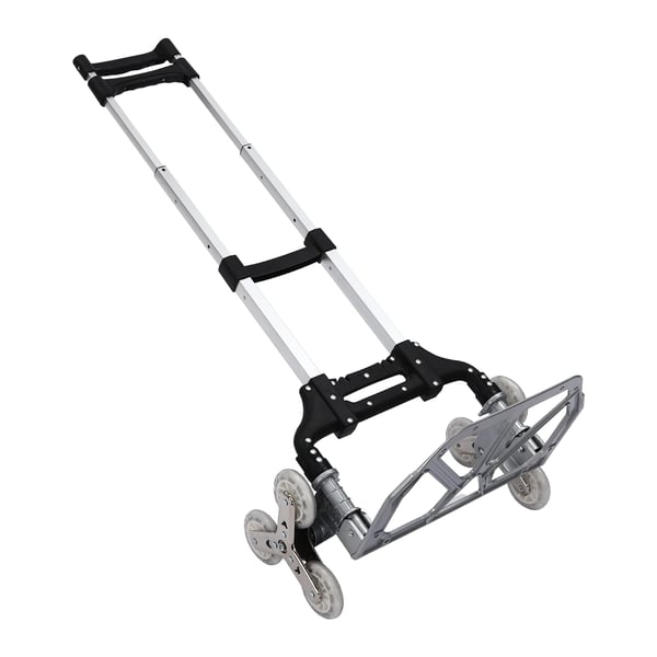 Säckkärra, Fällbar Design, 75 kg Kapacitet,svart