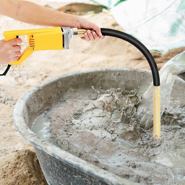 Betonvibrator, Høj ydeevne, Bærbar og Håndholdt,Gul