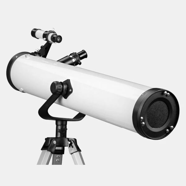Reflektor Teleskop, 76mm Objektivlinse, 700mm Brændvidde,Med adapter