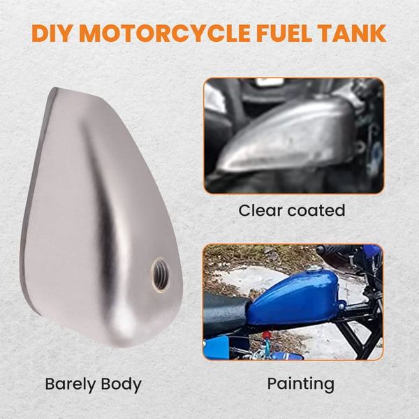 Gas Tank til Harley-Davidson Sportster, 2,4 Gallon Kapacitet, Holdbar Jernkonstruktion, Nem Installation
