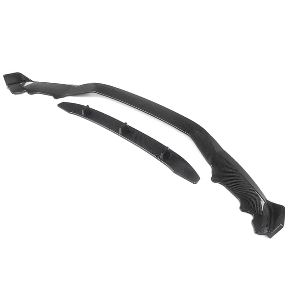 Front Bumper Lip Splitter, M Performance Stil, Holdbart ABS Plastik,Kulfiberlook