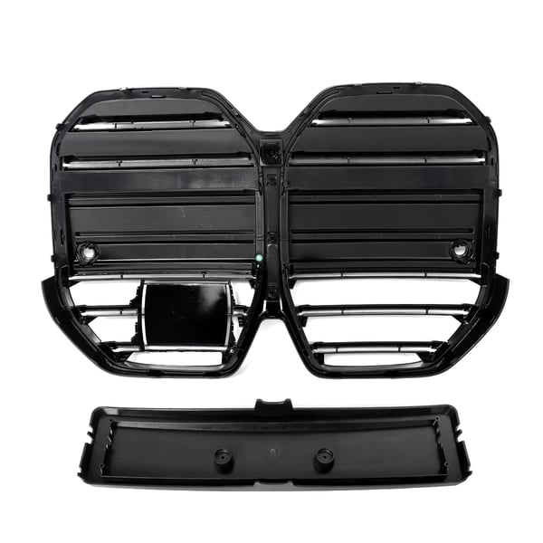 Frontbumpergrill, glans sort finish, designet til sports coupe,som vist